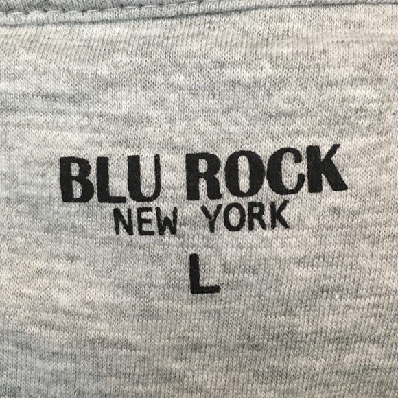 Blu Rock Gray Waffle Knit thermal Shirt - L Comfort Loungewear - Layering - Picture 4 of 7